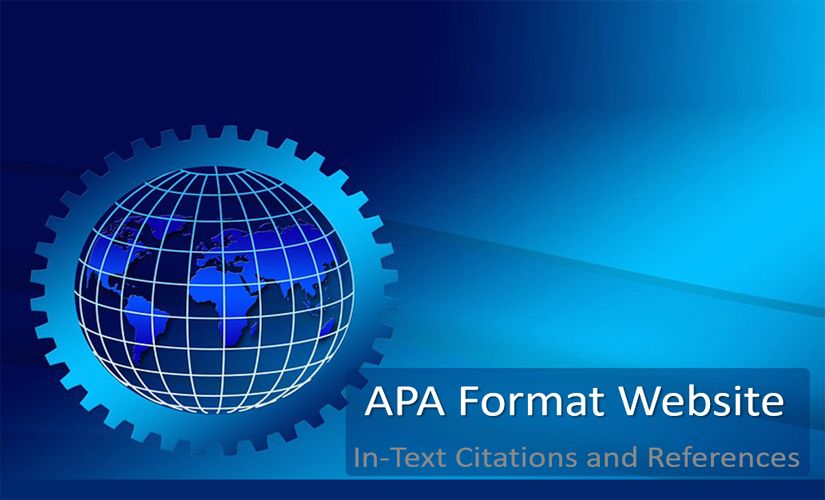 APA format website