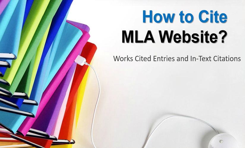 How to cite MLA website