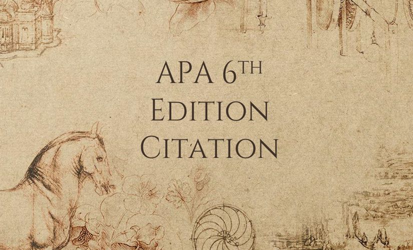 APA 6th edition citation