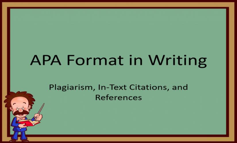 APA format in writing