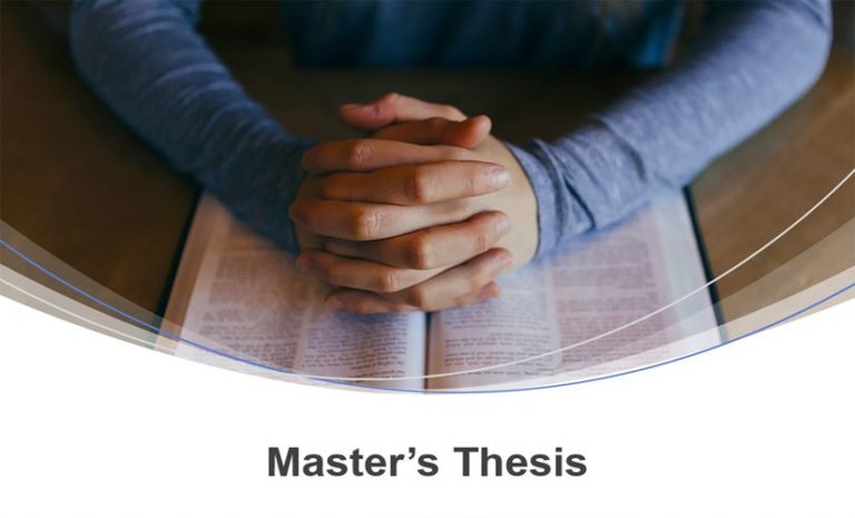 jobs master thesis meaning