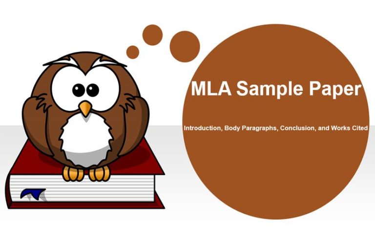 MLA Sample Paper: Formatting Introduction, Body Paragraphs ...