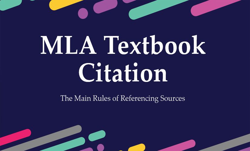 MLA textbook citation