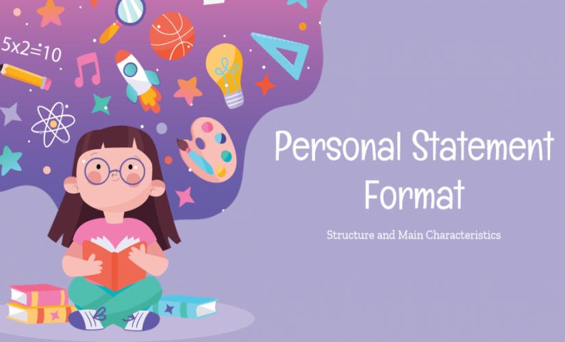 Personal statement format