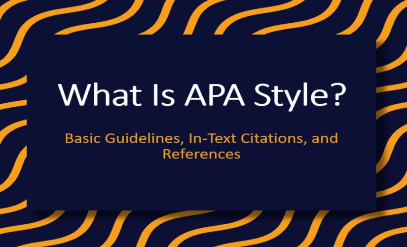 What is apa style