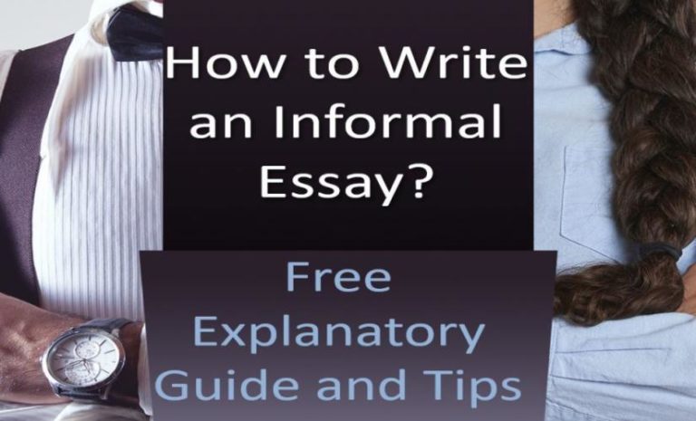 how to write an informal short essay