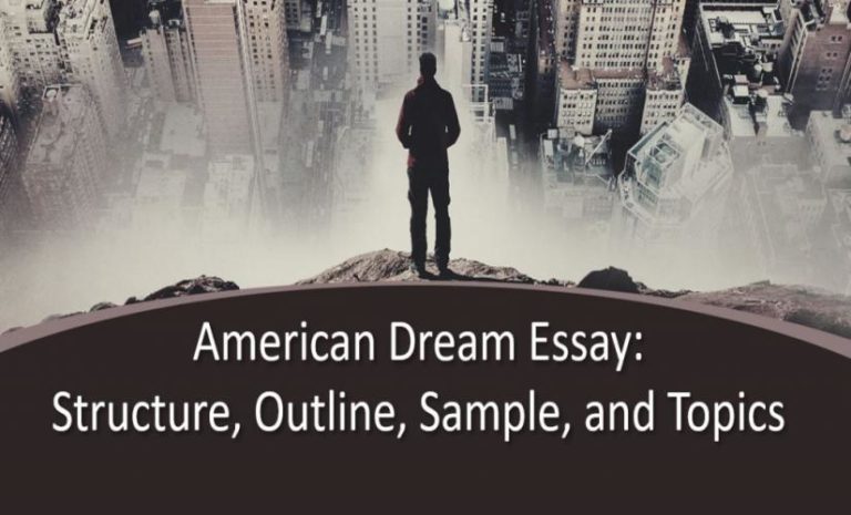 short essay about the american dream