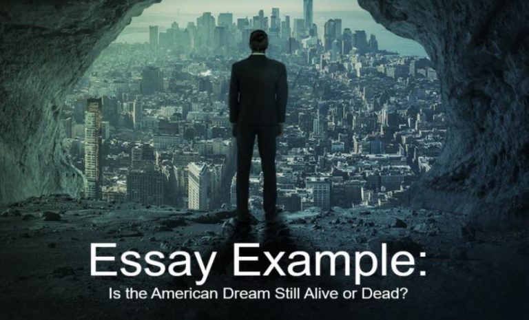 essay is the american dream still alive