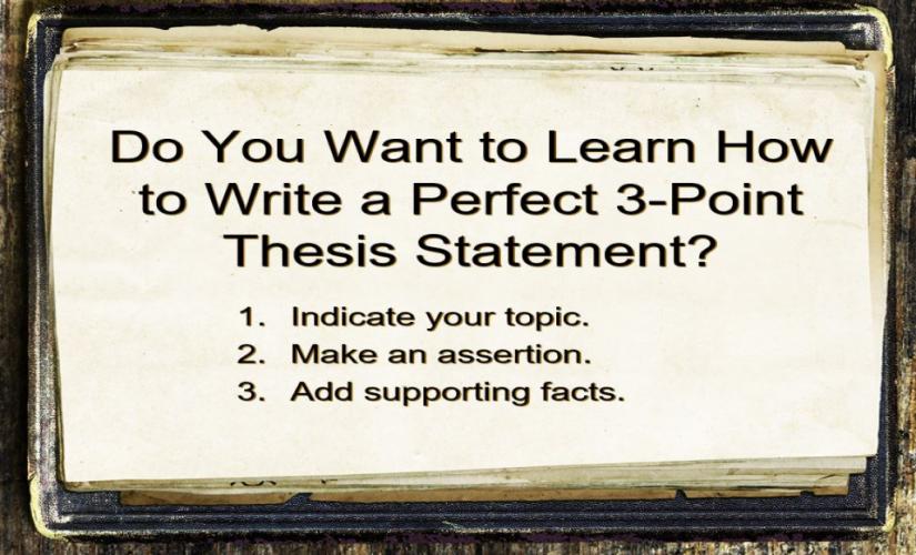 which is an example of a persuasive thesis statement