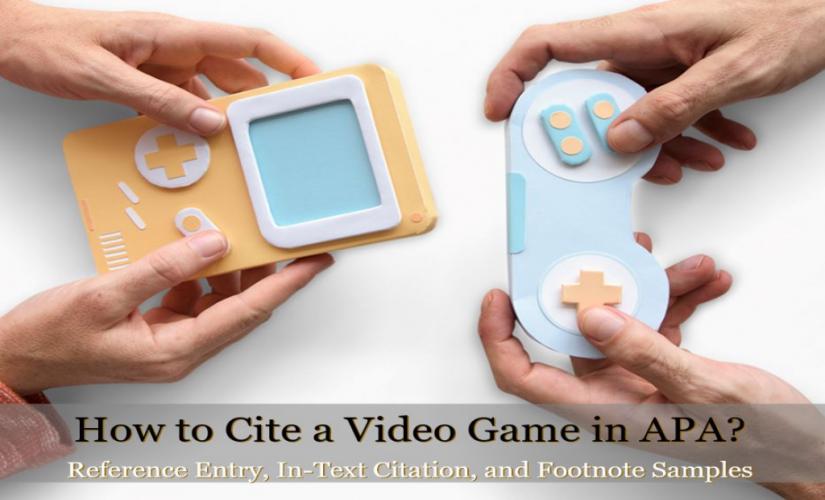 How to cite a video game in APA