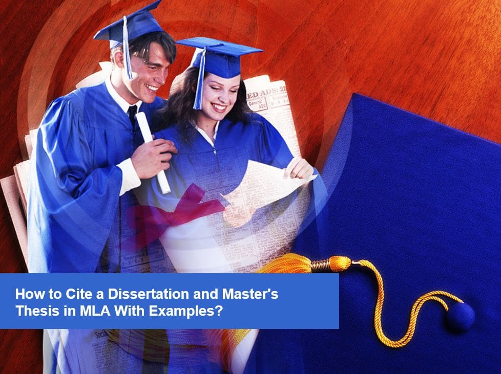 how to cite dissertation in mla