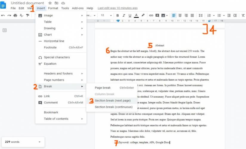 How To Create An APA Format Template In Google Docs With Examples
