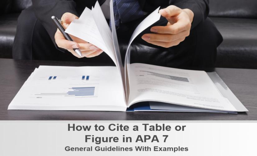 How to cite a table in APA