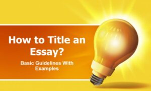 what is a working title for an essay