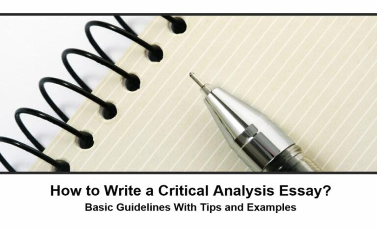 critical analysis essay writer