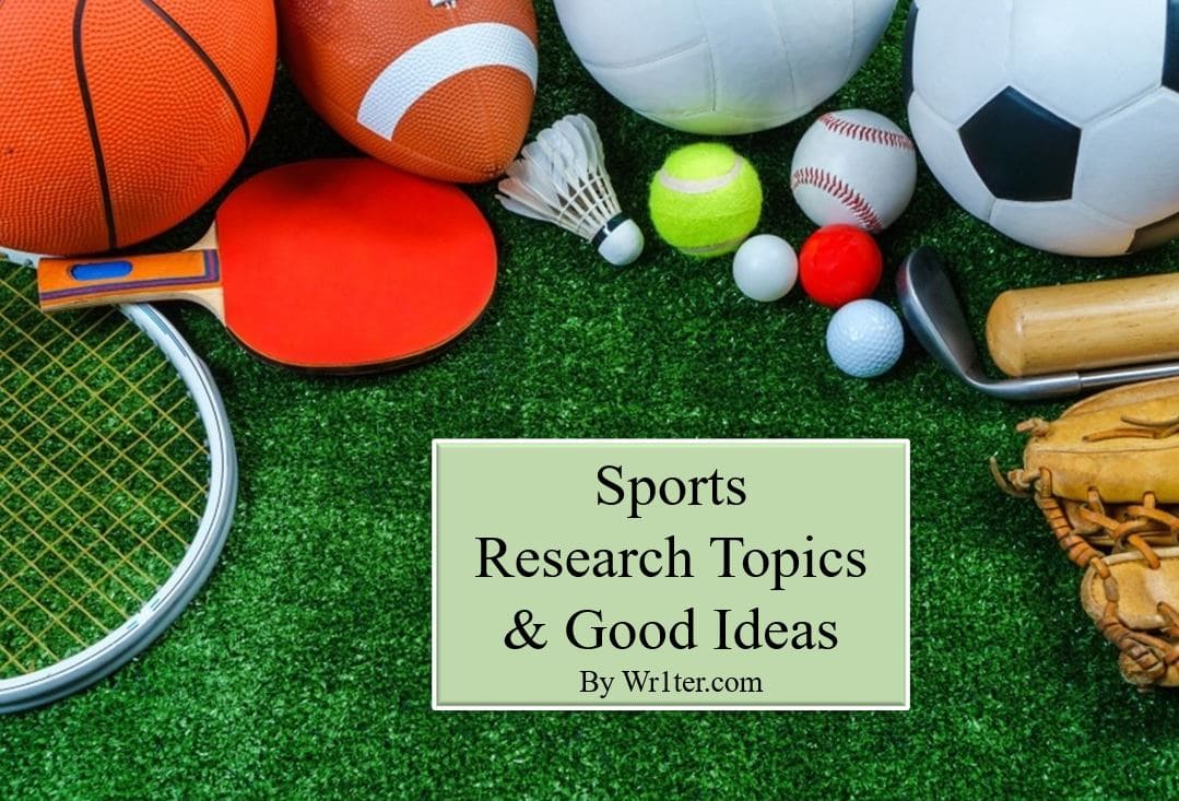 The sub-categories of sport