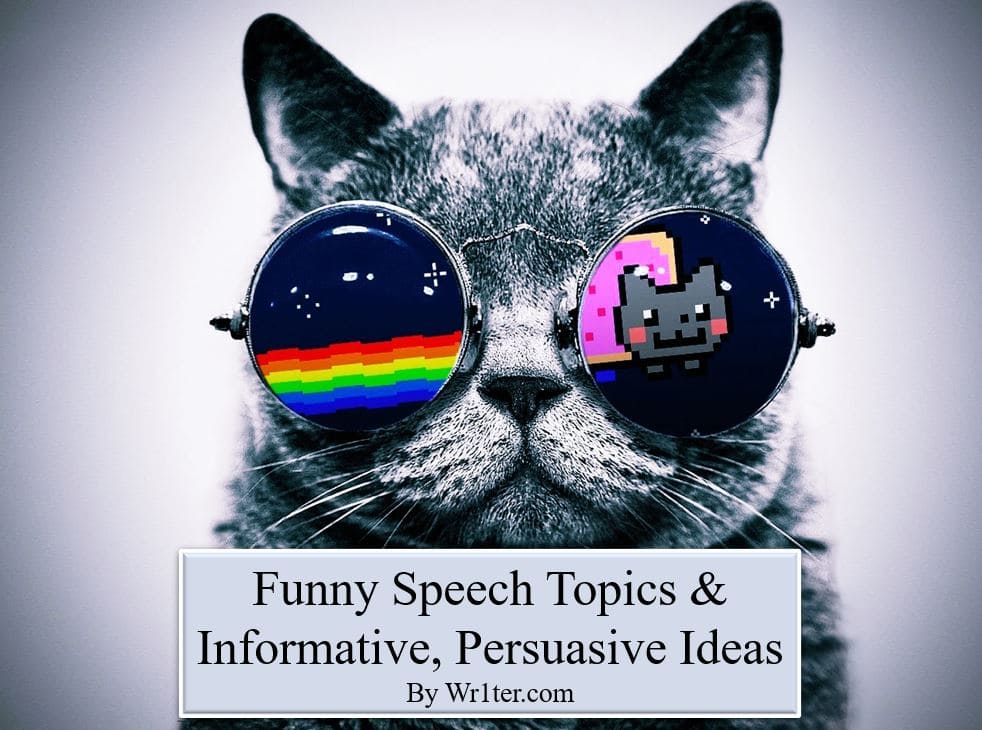 Funny Speech Topics & Informative, Persuasive Ideas