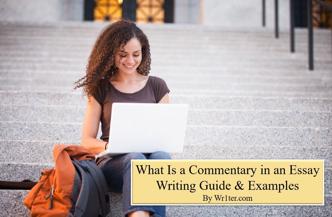 a commentary essay definition