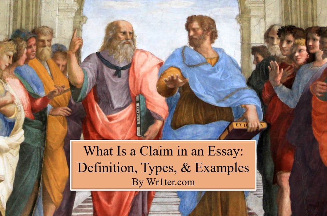 what does claim essay mean